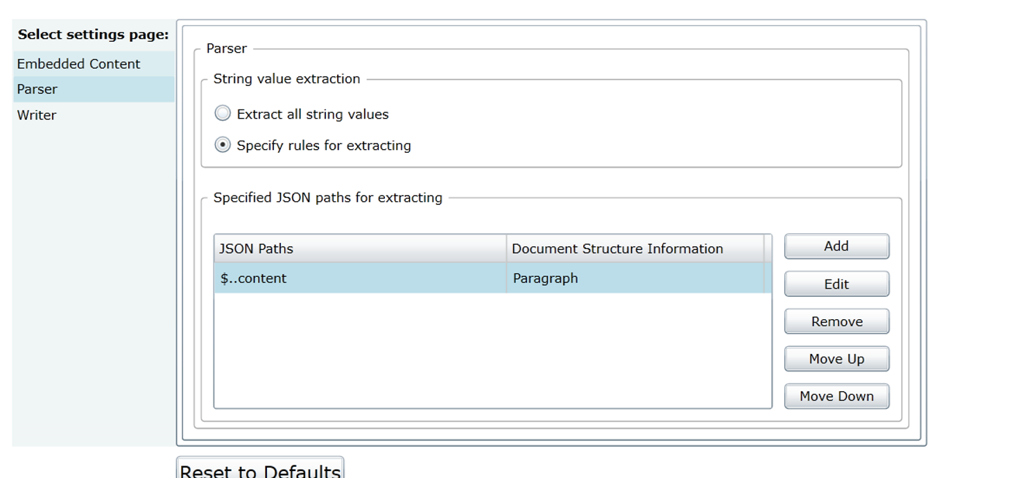 JSON Parser