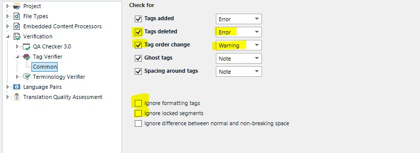 Tag Verification does not report errors on tags in Studio 2021